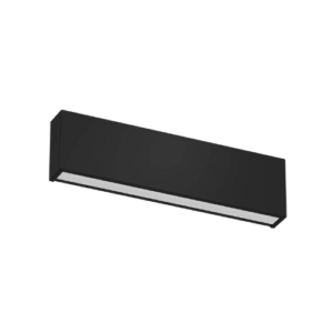BOX LED 300mm Black Up/Down 19w
