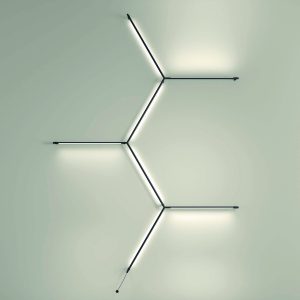 TUBS Modular Black Wall Light 116W 3K DALI