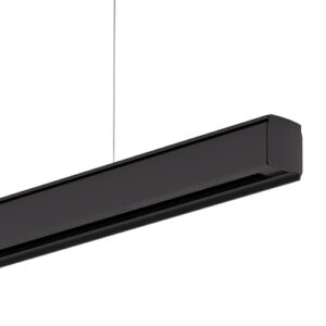 Tracks 3-Phase Euro Dali Trimless Suspended & Surfaced 1000mm Black